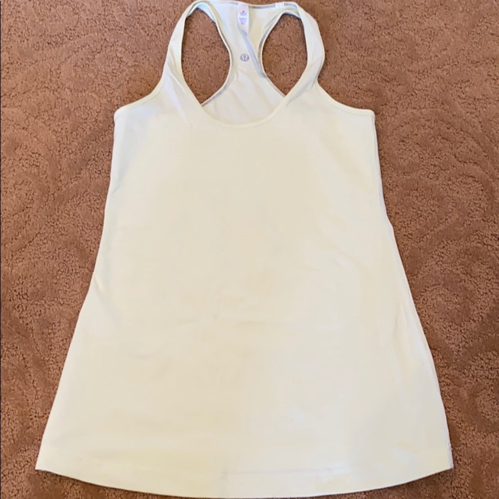 Lululemon racer back top Size 8